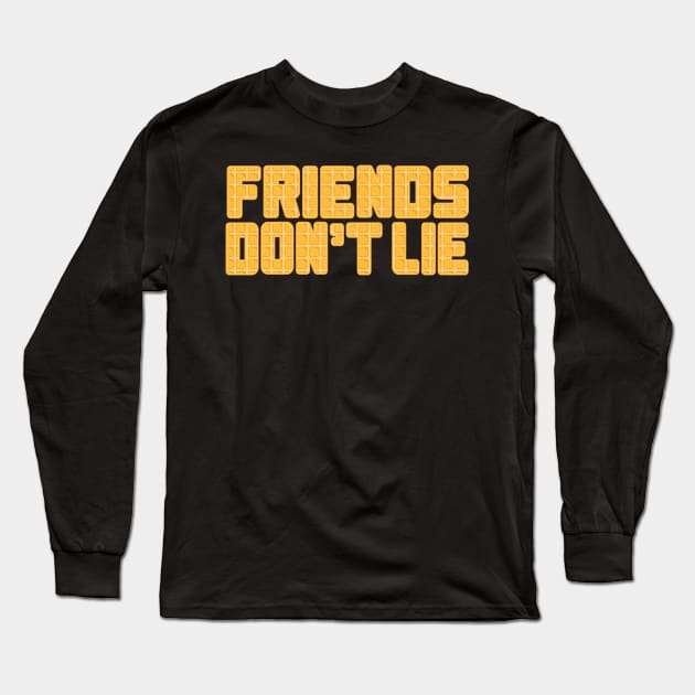friends don't lie stranger eggo Long Sleeve T-Shirt by B0red